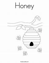 Coloring Bee Honey Honeybees Bees Will Baby Make Little Print Noodle Ll Pages Built California Usa Twistynoodle Twisty Favorites Login sketch template