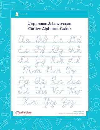 printable  practice uppercase letters teachervision