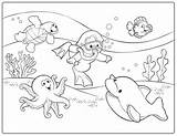 Diver Scuba Coloring Clipart Getdrawings sketch template