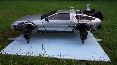 cool video   fan     future delorean time machine drone flying   air