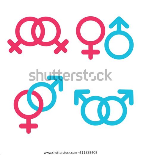 Sexual Orientation Vector Icons Trendy Flat Stock Vector Royalty Free