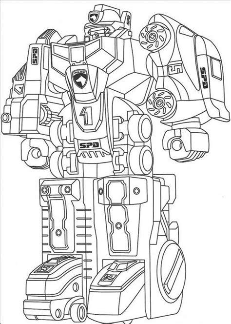assemble fighting robot coloring pages  place  color