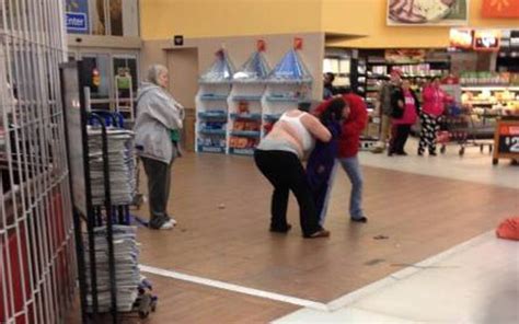 fight at walmart lady loses her shirt walmart faxo
