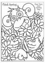 colouring pages  adults google search spring coloring pages