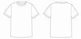 Shirt Template Blank Shirts Drawing Plain Vector Clipart Tshirt Custom Templates Layout Tee Clip Designs Google Printable Fashion Front Mockup sketch template