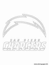 Chargers Coloring Diego Logo San Pages Football Printable Color Sport Sports Online Angeles Los Nfl Designlooter Popular Choose Board sketch template