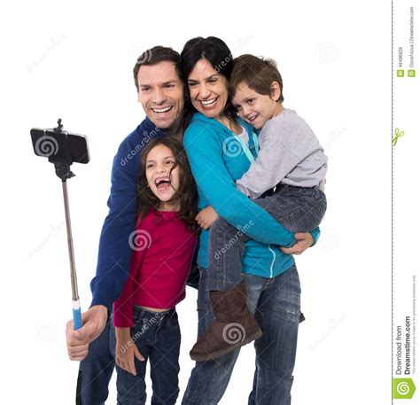 man and his daughter taking selfie photo stock image 61274413