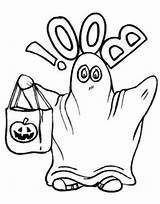 Coloring Halloween Pages Printable sketch template
