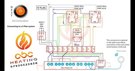 wiring diagram heating thermostat