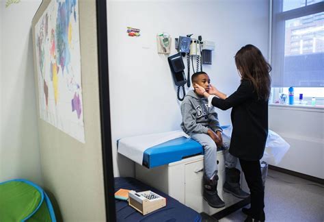 school pediatric clinic  toronto students greater chance  academic success  globe