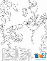 Rio Coloring Pages Rio2 Sheets Printables Colouring Movie Printable Activity Color Part Blue Disney Activities Drawing Film Fheinsiders Cartoon Sheet sketch template