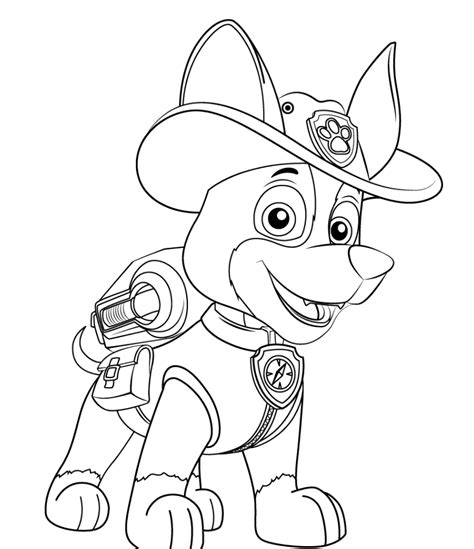 paw patrol coloring pages coloring home