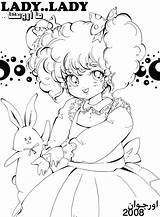Lady Deviantart Colouring Coloring Pages Manga Cartoons sketch template