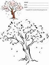 Coloring Cherry Blossom Pages Tree Popular sketch template