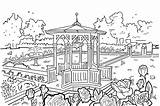 Coloring Pages Gazebo Hidden Search Park Drawing Imagine Object Children Pattern Printable Pxfuel Categories sketch template
