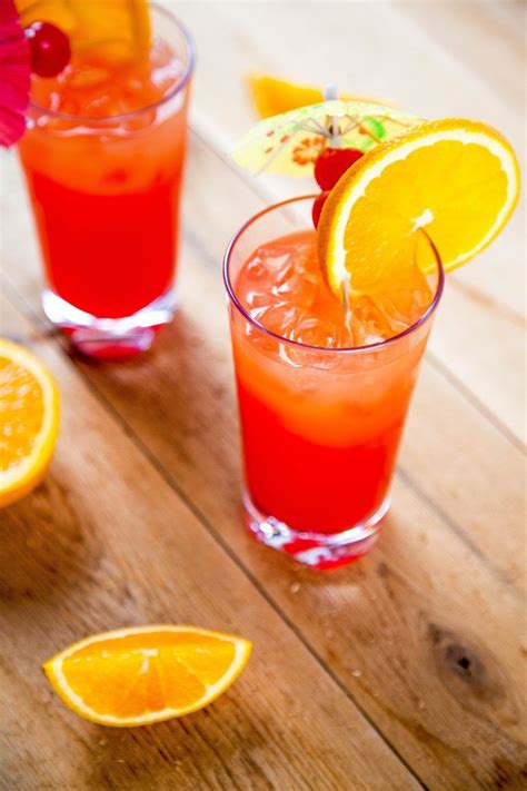 tequila sunrise recipe fruity drink recipes fruity