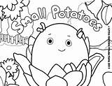 Coloring Small Pages Potatoes Disney Junior Erica Summer Popular Coloringhome sketch template