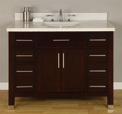 single sink modern dark cherry bathroom vanity  choice