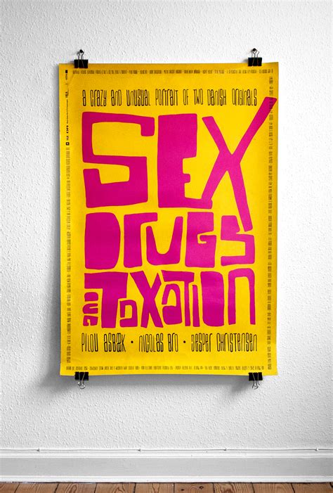 sex drugs and taxation — movie poster on behance