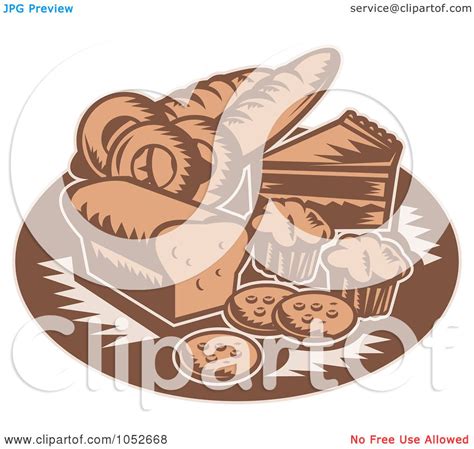 Royalty Free Vector Clip Art Illustration Of A Retro Brown