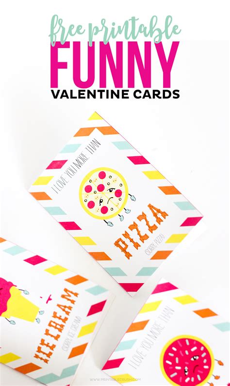 printable funny valentine cards printable crush