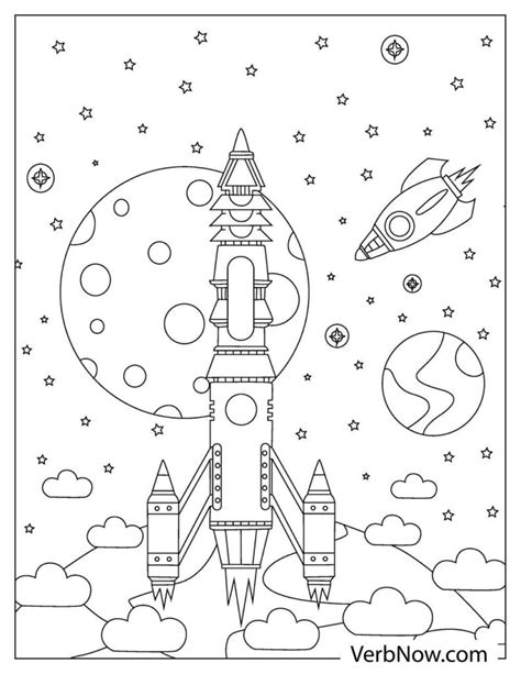 rocket coloring pages   printable  verbnow