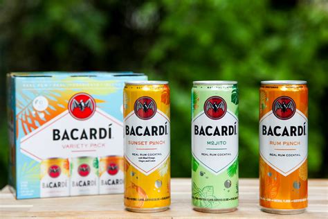 bacardi real rum canned cocktails expand range    flavors bevnetcom