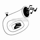 Sousaphone Clipartmag Drawing sketch template