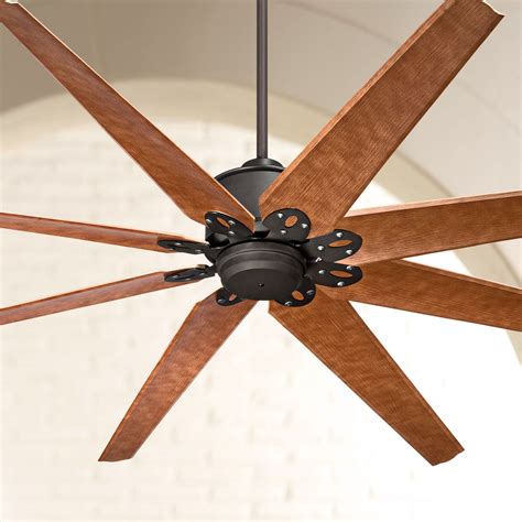casa vieja outdoor ceiling fan  remote control large english bronze cherry damp rated