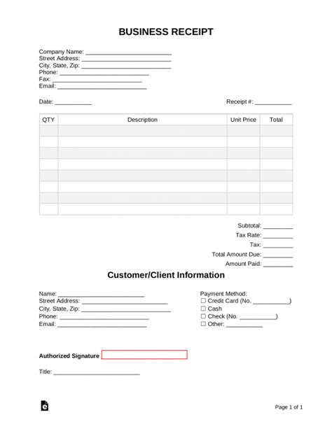 receipt book templates print  receipts  page  word