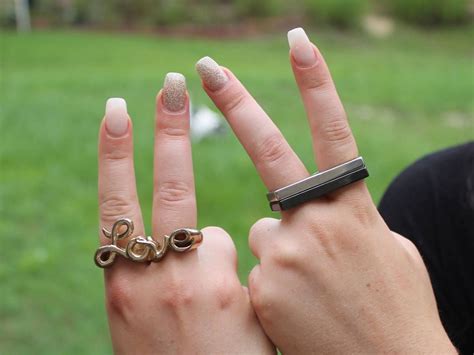 Brass Knuckle Rings Love By Charleysroses On Etsy Knuckle Rings