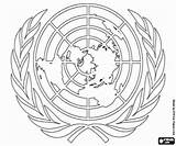 Onu Naciones Unidas Bandera Banderas Nations United Flag Unicef Organización sketch template