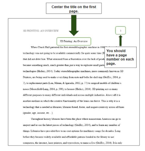 college paper format  format