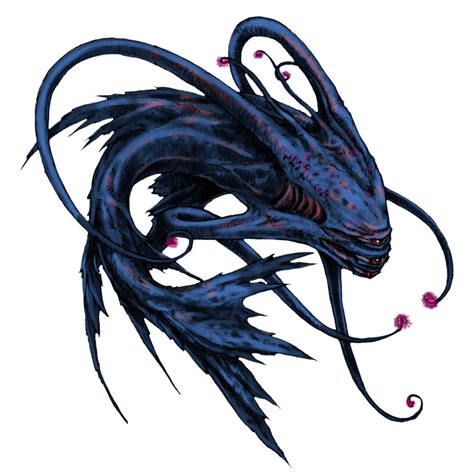 aboleth colored version  mallonillustration  deviantart dragones  mazmorras personajes