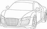 Audi Coloring R8 Pages Civic Honda Cars Car Bulkcolor Template Sedan Choose Board Colouring Kids sketch template