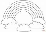 Arcoiris Nubes sketch template