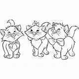 Aristocats Coloring Pages Marie Getcolorings Disney Color Choose Board sketch template