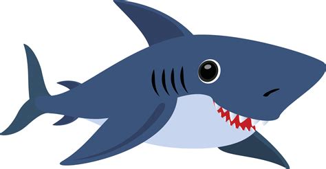 shark clipart vector art icons  graphics