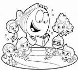 Bubble Guppies Coloring Pages Printable Color Guppy Getcolorings Getdrawings Print sketch template