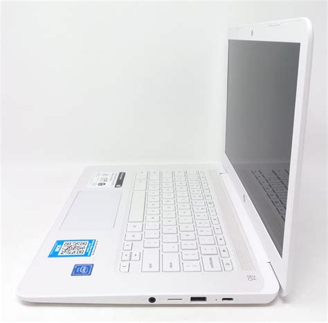 hp chromebook  ips touchscreen intel  gb emmc gb white read desc  ebay