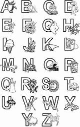 Alphabet Coloring Abc Pages Printable Kids Sheets Letters Colouring Blocks Print Abcs Letter Drawing Color Ecoloringpage Characters Pdf Learning Book sketch template