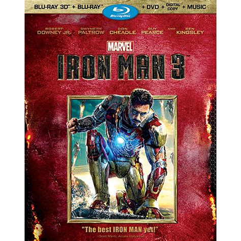 Iron Man 3 Blu Ray 3d Blu Ray Dvd Digital Copy Music