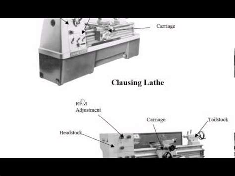 parts  lathe machine youtube