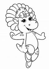 Barney Bop Baby Coloring Pages Friends Printable Choose Board sketch template