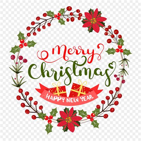merry christmas gift vector png images frame merry christmas  happy