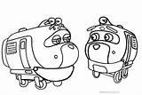 Chuggington Coloring Pages Characters Two Kids Printable sketch template