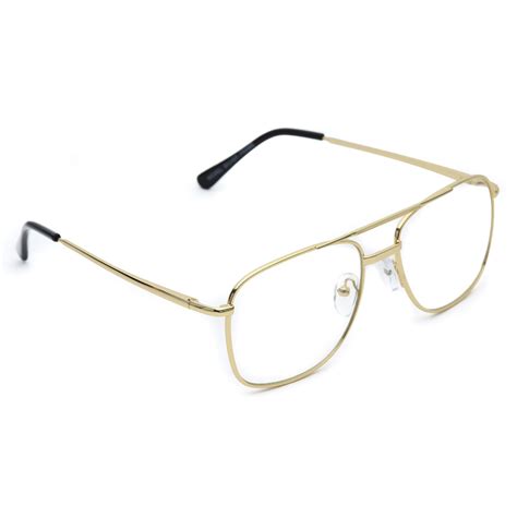 Modern Day Hipster Is That You This Retro Clear Lens Aviator Is