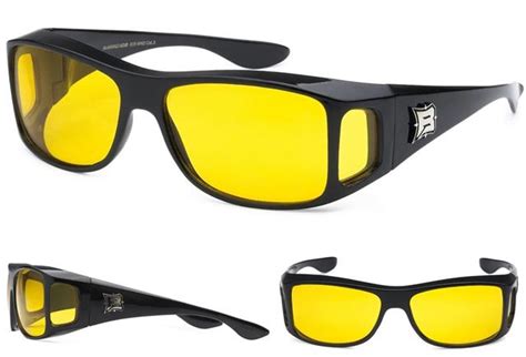 night vision driving fit over prescription glasses sunglasses mens