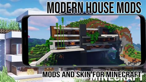 cool house mod modern house mod  minecraft pe apk  android