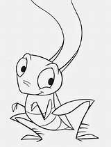 Grilo Mulan Grasshopper Insect Cri Kee Kidsworksheetfun Rocks Passo sketch template